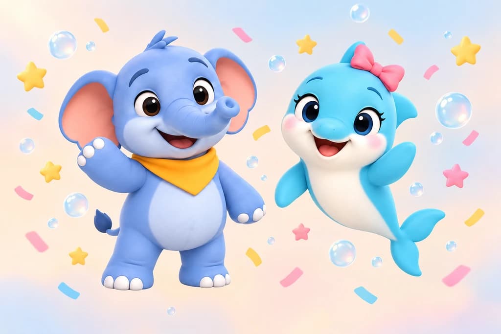 Rocky và Bubi vẫy tay chào
